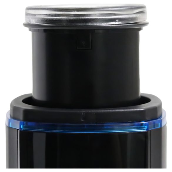 Leten SM320 - stønner, støter, oppvarmende masturbator (svart)