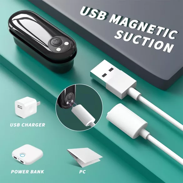 Sex HD - trådløst vibratorsett med fjernkontroll (4 deler, grønn)