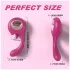 Sex HD - slikke- og G-punkt-vibrator (rød)