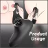 Sex HD Speil - varmende slikkevibrator (svart)