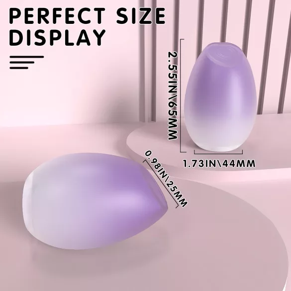 Sex HD - 2-i-1 brystvorte- og klitorisvibrator (lilla)