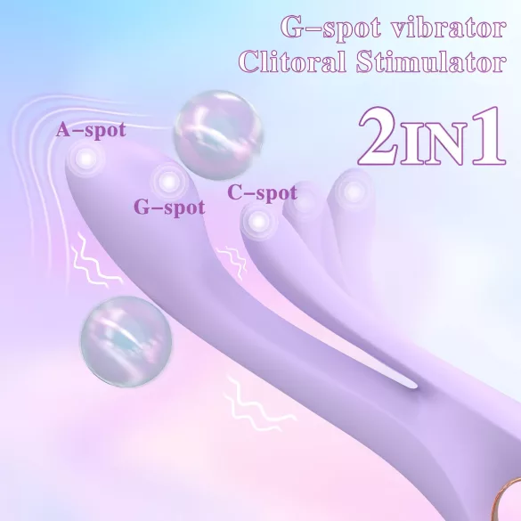 Sex HD Kaethe - lilla klitorisvibrator med arm