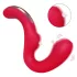 SEX HD Genie - G-punkt og klitorisvibrator (rød)