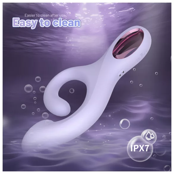 Sex HD - G-punktvibrator med klitorisskaft (lilla)