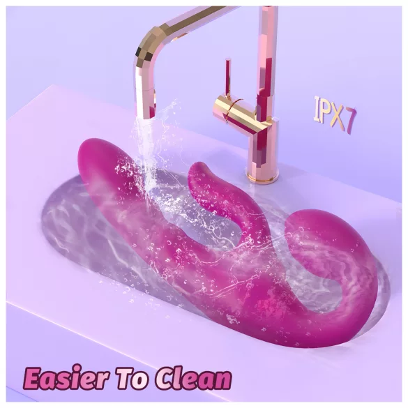 SEX HD Co-op Bliss - stroppå klitorisvibrator (lilla)