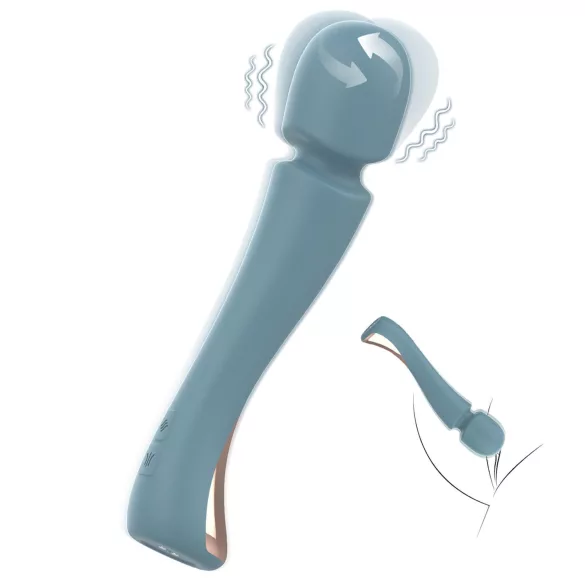 SEX HD Dancer - massasjerende vibrator (turkis)