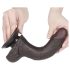 Lovetoy Sliding-Skin - sugekopp for realistisk dildo - 19,5 cm (brun)