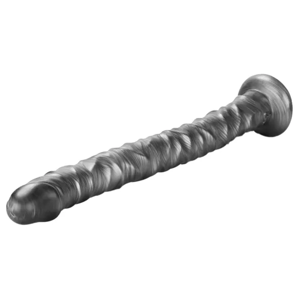 Lovetoy King Size – ekstra stor vibrator - 40,5 cm (grå)