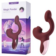   Magic Motion Magic Ponder - 2-i-1 klitorisakselvibrator (burgunder)