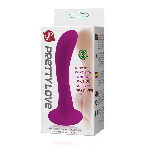 Pretty Love Baile - sugekopp, buet analplugg (rosa)