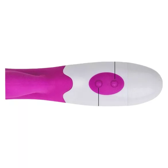 Pretty Love Snappy - vanntett G-punktsvibrator med klitorisstimulator (lilla)