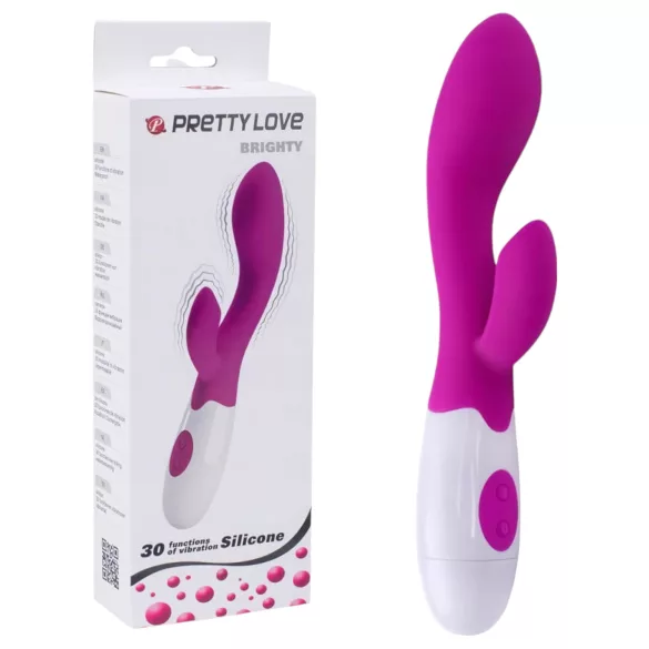 Pretty Love Brighty - G-punkt og klitoris vibrator med arm (lilla)