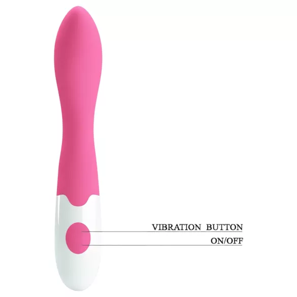 Pretty Love Bishop - vanntett G-punktvibrator (rosa-hvit)