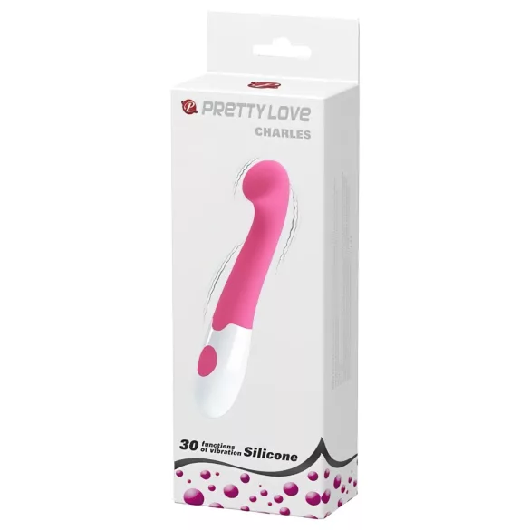 Pretty Love Charles - vanntett G-punkt vibrator (rosa)