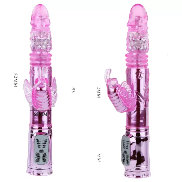 Baile - Sommerfuglklitoris-vibrator (rosa)