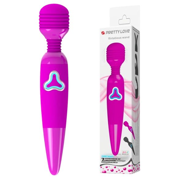 Pretty Love Wand - oppladbar massasjevibrator (lilla)