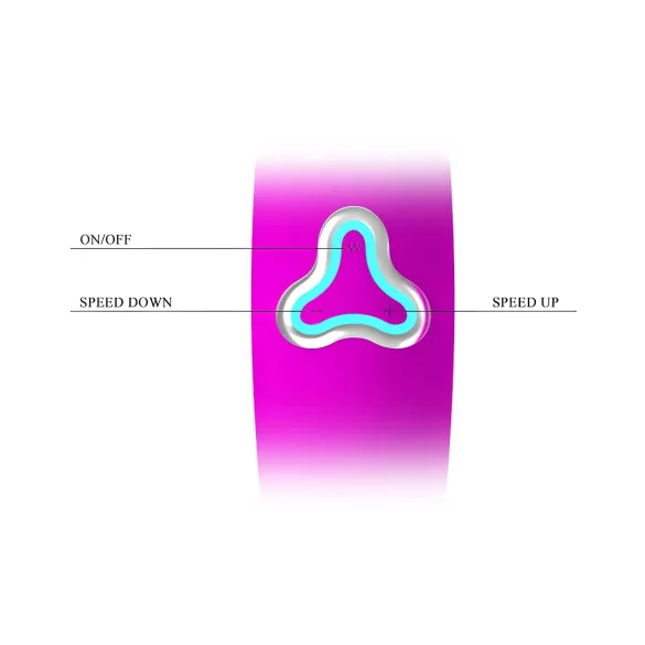 Pretty Love Wand - oppladbar massasjevibrator (lilla)