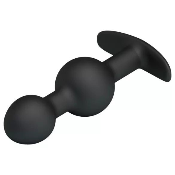 Pretty Love - Innvendig kule anal dildo (svart)