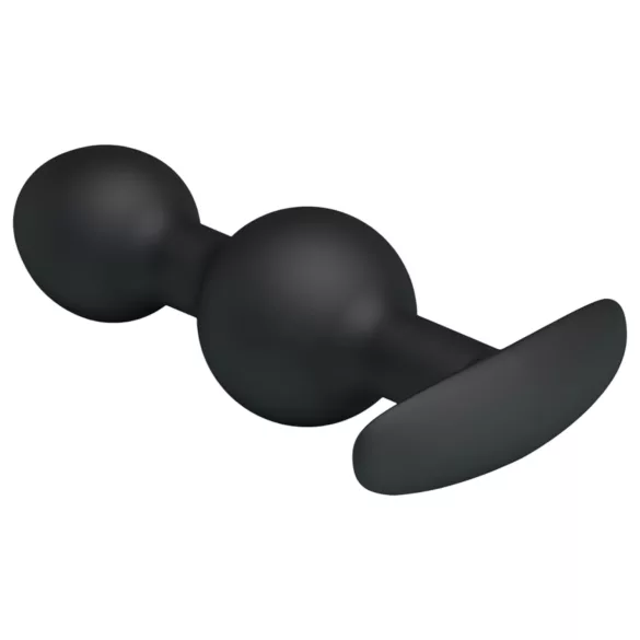 Pretty Love - Innvendig kule anal dildo (svart)