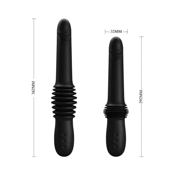 Pretty Love Pazuzu - sort vibrator for intensitet