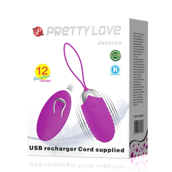 Pretty Love Jessica - vibrerende egg (lilla)