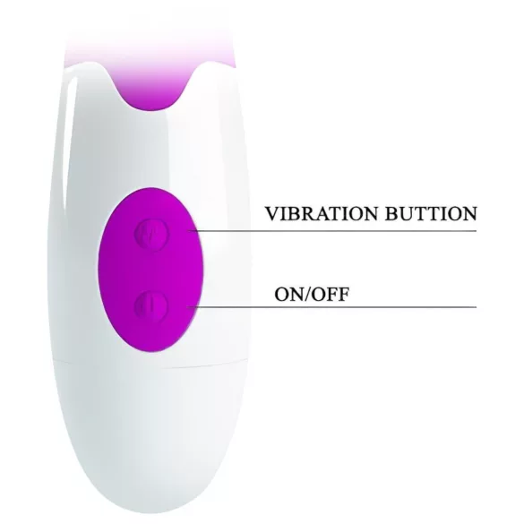 Pretty Love Peter - klitorisvibrator med arm (lilla)
