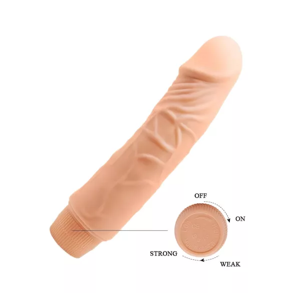 Baile Barbara - naturtro vibrator - 19,5 cm (naturlig)
