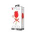 Pretty Love Rose Lover - 2-i-1 tunge klitorisvibrator (rød)