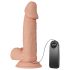 Baile Zebulon - realistisk vibrator med testikler - 19cm (naturlig)
