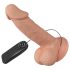 Baile Zebulon - realistisk vibrator med testikler - 19cm (naturlig)
