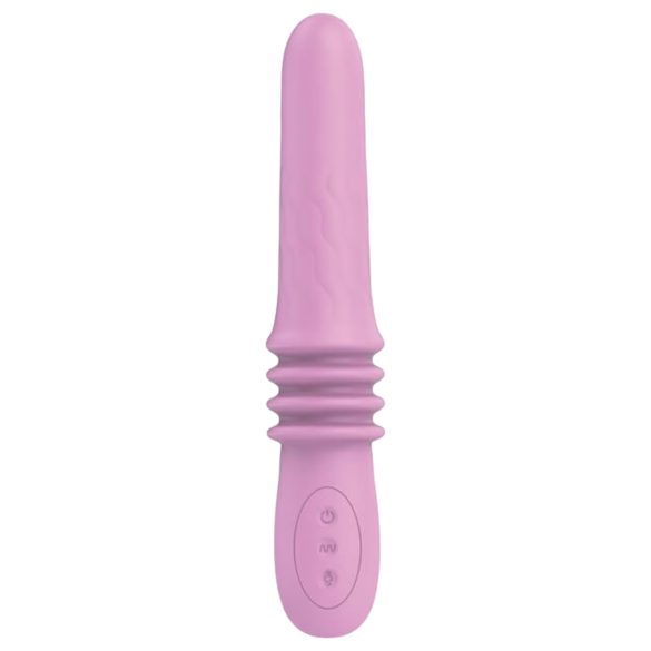 Pretty Love Susie - oppladbar, vanntett støtvibrator (rosa)