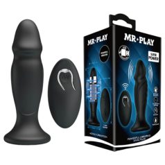 MR. PLAY - trådløs analvibrator med oppladning (svart)