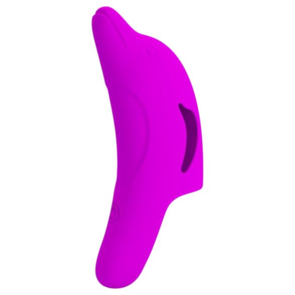 Pretty Love Delphini - delfin fingertuppvibrator (lilla)