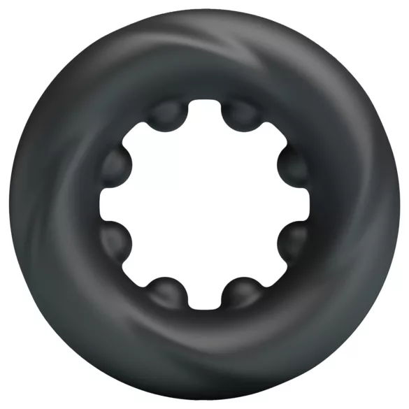 Crazy Bull - stimulerende penisring (svart)