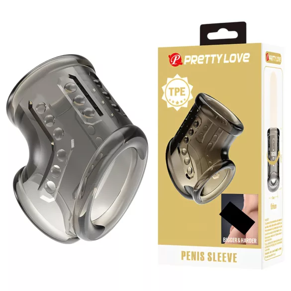 Pretty Love - penis- og pungring (gjennomsiktig)