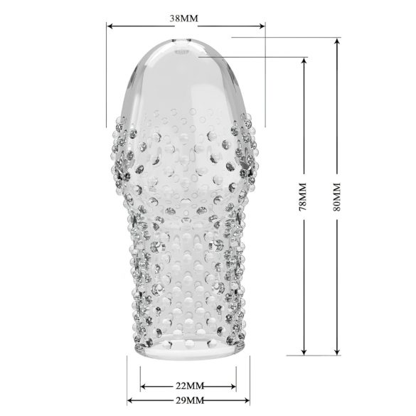 Pretty Love Becks - penismansjett (gjennomsiktig)