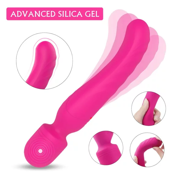 Sex HD Iris - Vibrator med varme og 2 motorer (rosa)