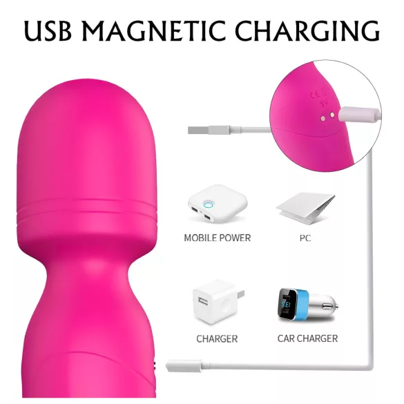 Sex HD Iris - Vibrator med varme og 2 motorer (rosa)