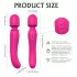 Sex HD Iris - Vibrator med varme og 2 motorer (rosa)