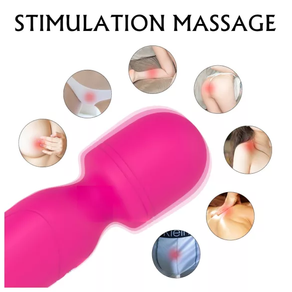 Sex HD Iris - Vibrator med varme og 2 motorer (rosa)