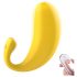 Sex HD - smart, bananformet vibrerende egg (gul)
