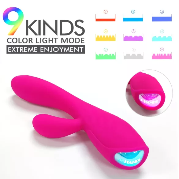 Sex HD Muses - oppladbar, vanntett varmende vibrator (rosa)