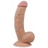 Lovetoy Ultra Soft - fleksibel, naturtro dildo - 21,5cm (naturlig)