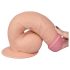 Lovetoy Ultra Soft - fleksibel, naturtro dildo - 21,5cm (naturlig)