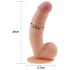 Lovetoy Ultra Soft - fleksibel, naturtro dildo - 21,5cm (naturlig)