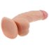 Lovetoy Ultra Soft - fleksibel, naturtro dildo - 21,5cm (naturlig)