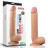 Lovetoy King-Sized - realistisk sugekopp-dildo, 25cm (hudfarget)