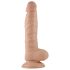 Lovetoy Real Extreme - sugekoppdildo - 21cm (natur)