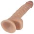 Lovetoy Real Extreme - sugekoppdildo - 21cm (natur)