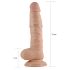 Lovetoy Real Extreme - sugekoppdildo - 21cm (natur)